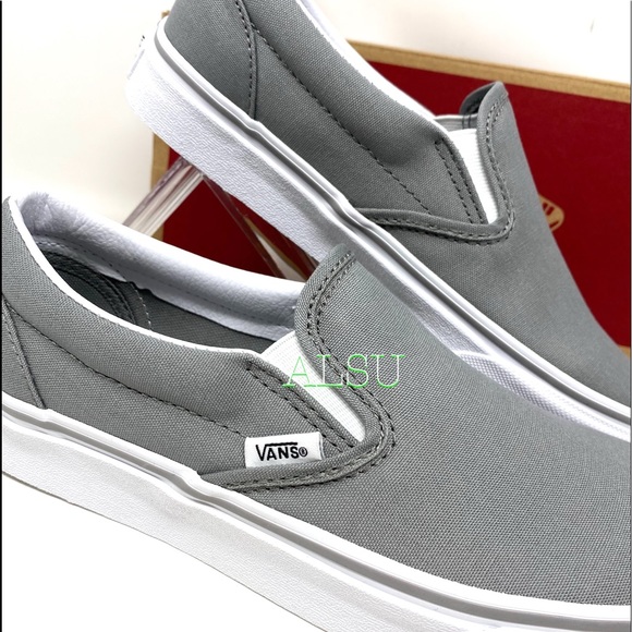 VANS Classic Slip On Wild Canvas Gray Casual Shoes Women’s Size 9.5 VN0003Z4LNQ - Picture 9 of 10